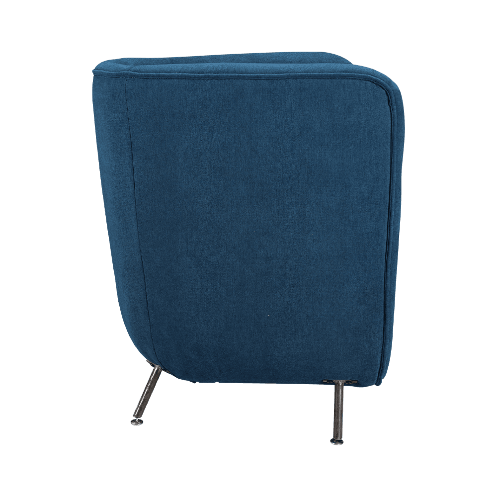 Fabric Lounge Chair with Built-in Storage