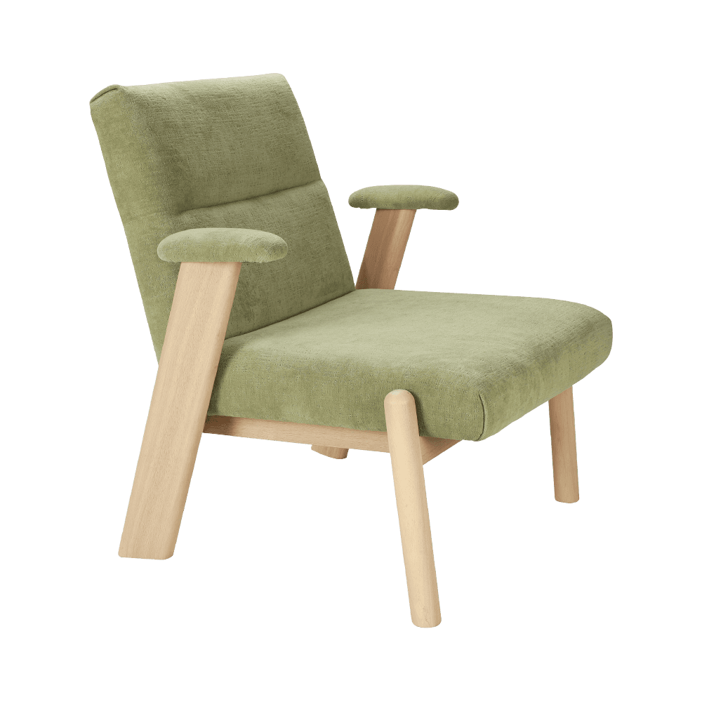 Wooden frame leisure chair