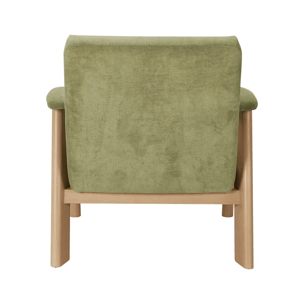 Wooden frame leisure chair