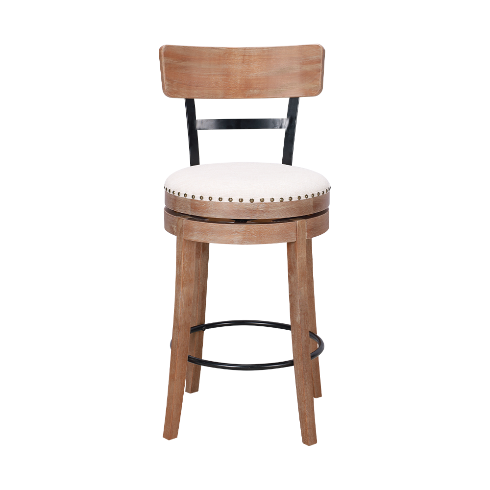 Rubber wood sponge cushion dining chair