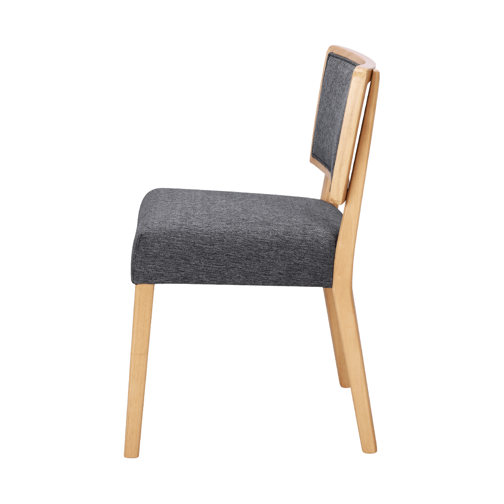 Leather Foam Cushion Solid Wood Dining Chair