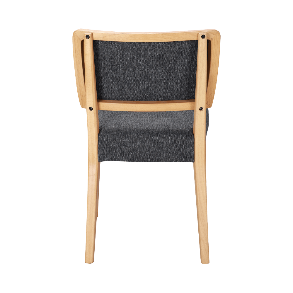 Leather Foam Cushion Solid Wood Dining Chair