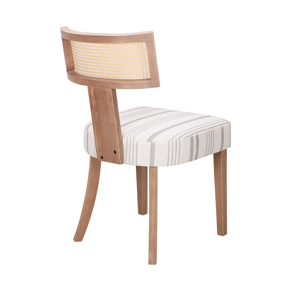 Rubber wood sponge cushion dining chair