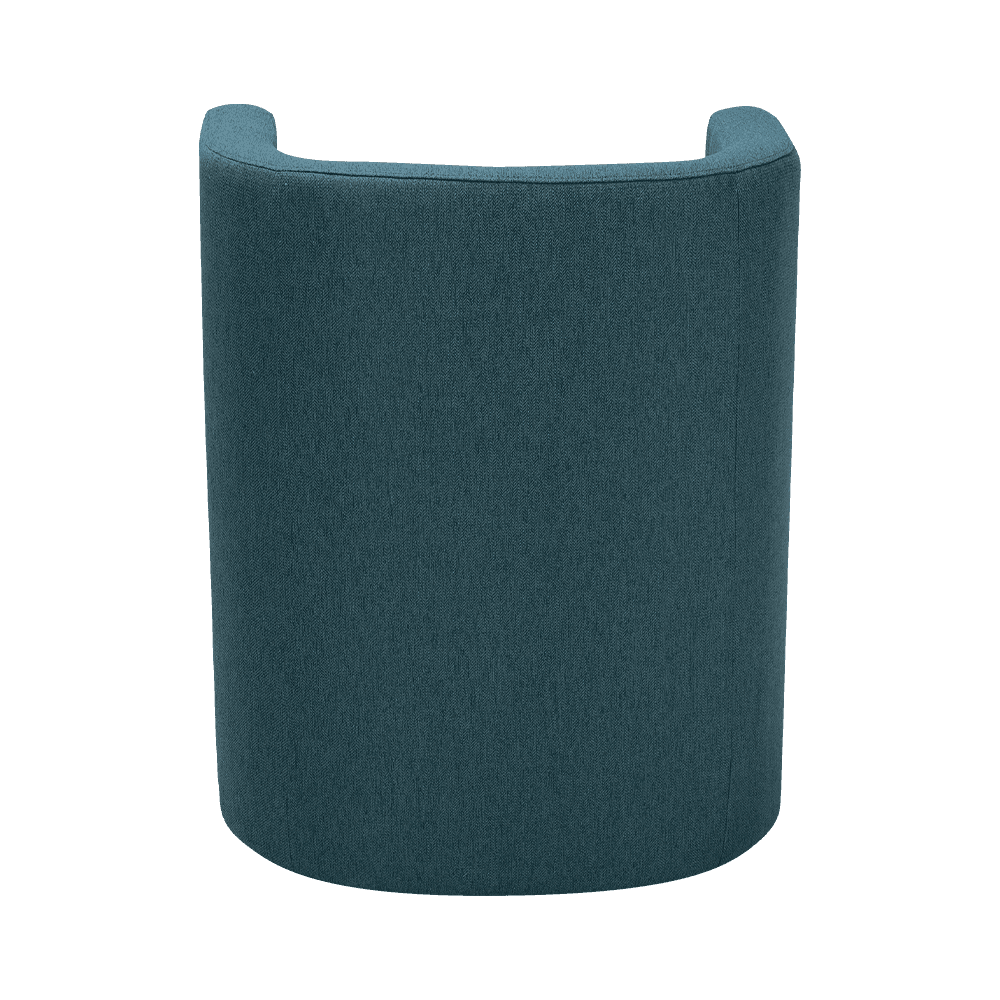 Navy Blue Wooden Frame Resting Chair