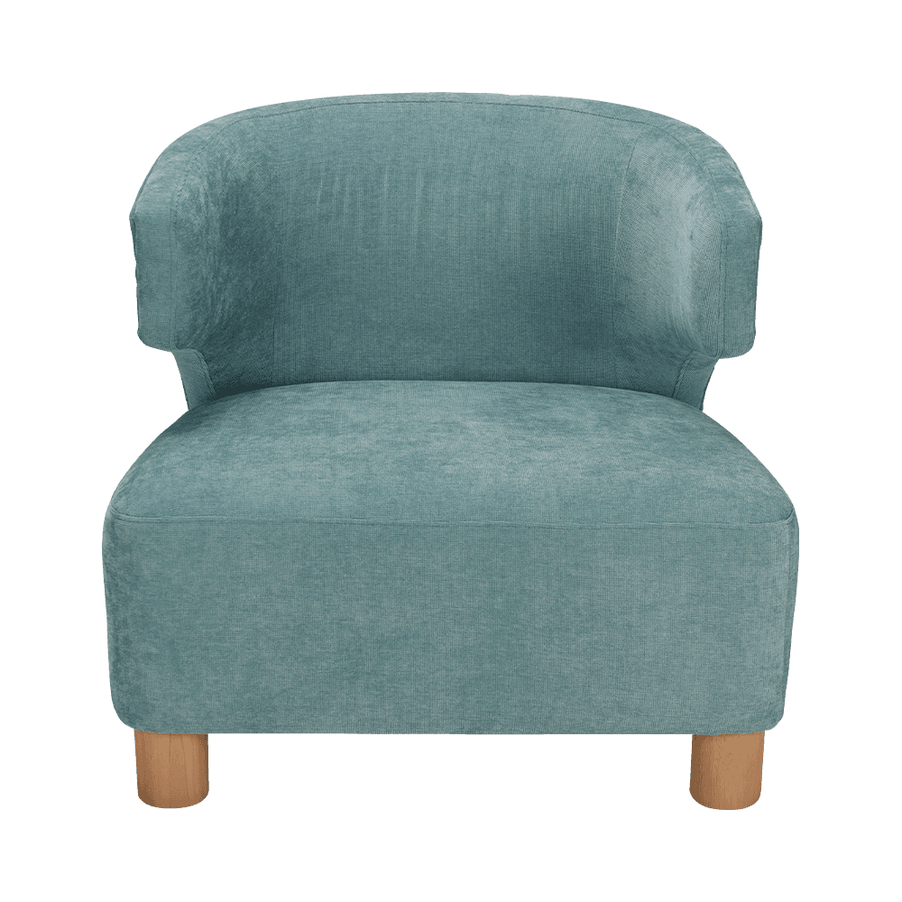 Single lounge chair with armrests