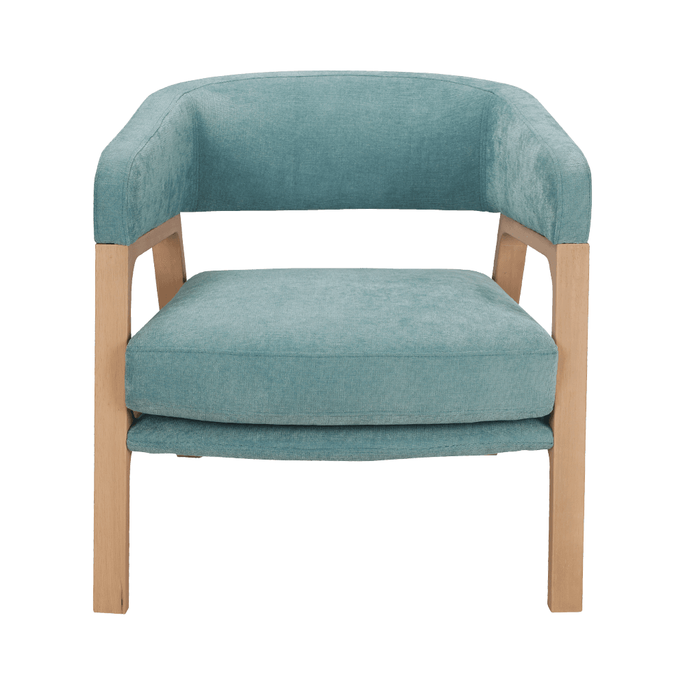 Rubber Wood Sponge Cushion Resting Chair