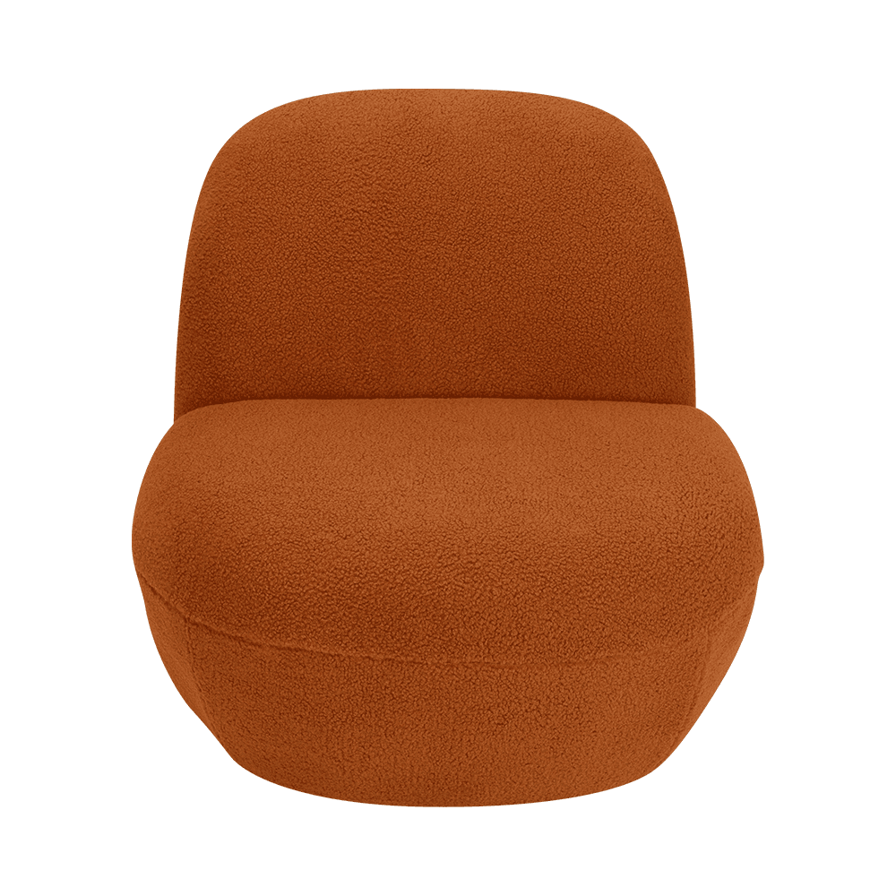 Armless sponge cushion lazy sofa