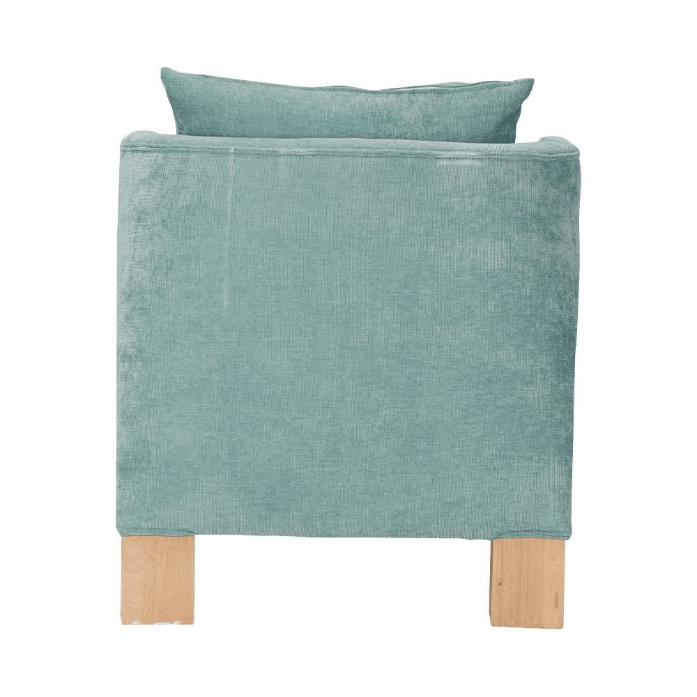 Single lounge chair with armrests