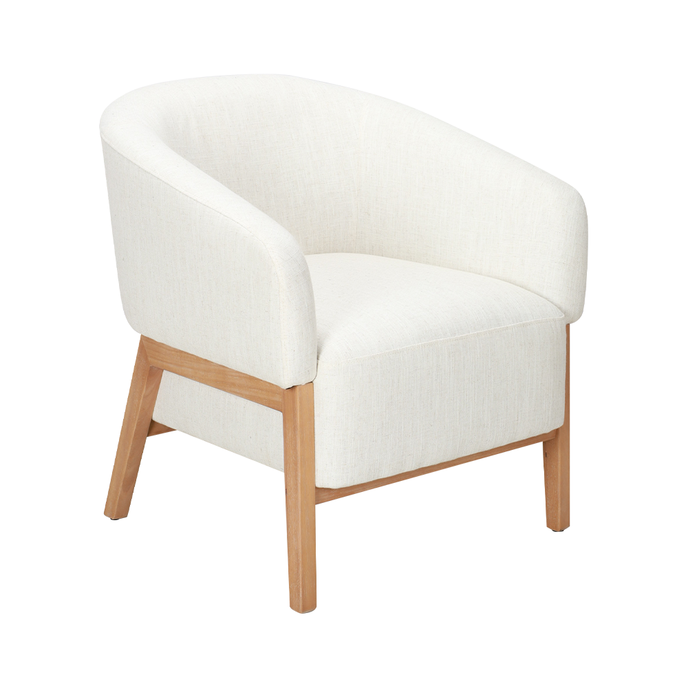 Wooden frame high rebound lounge chair