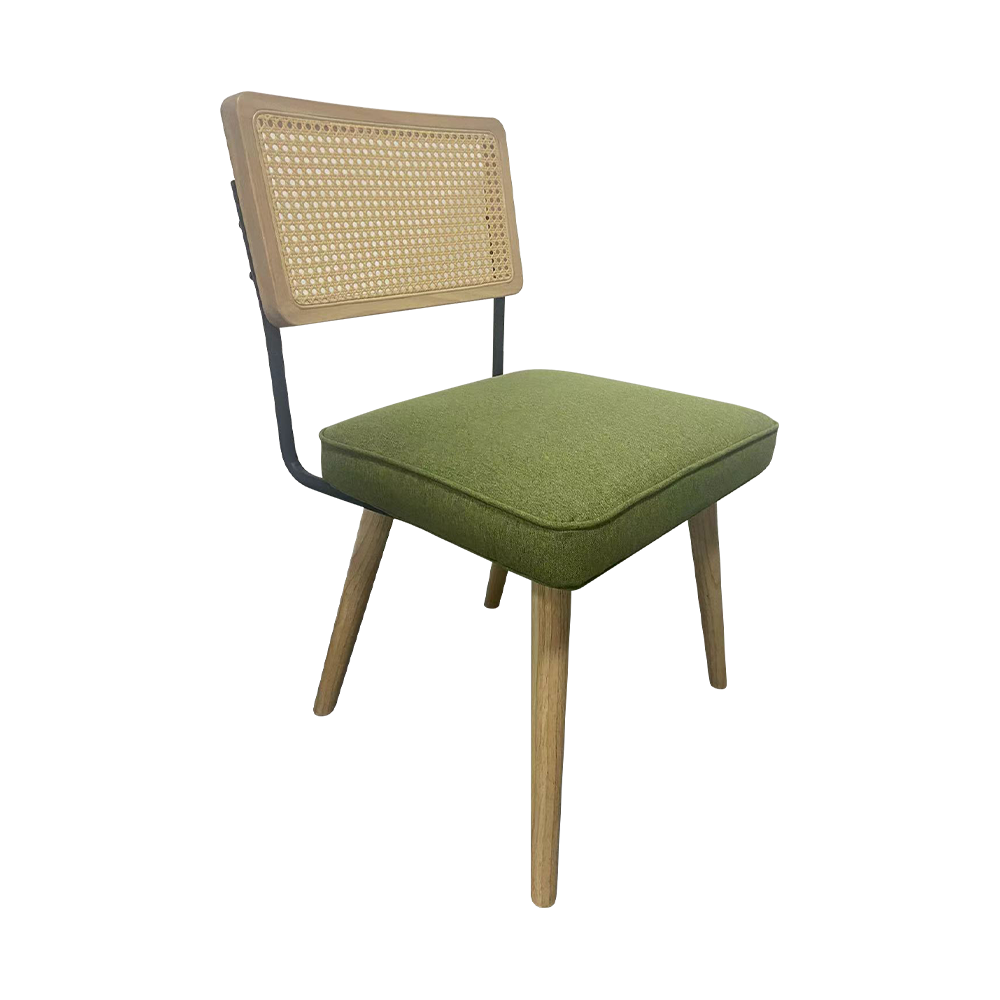 Backrest solid wood dining chair