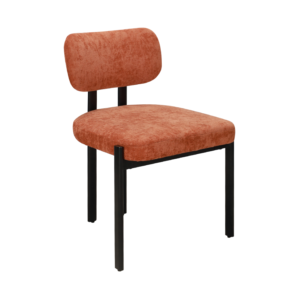 Sponge cushion without armrests solid wood dining chair