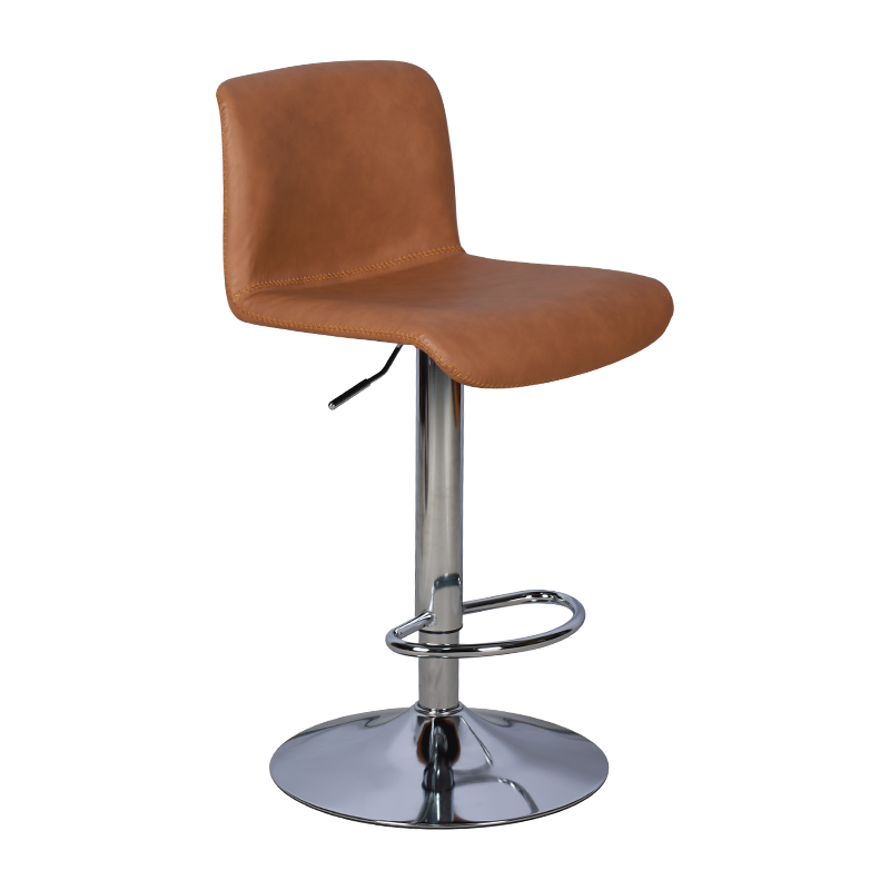 Upholstered Metal Bar Stool
