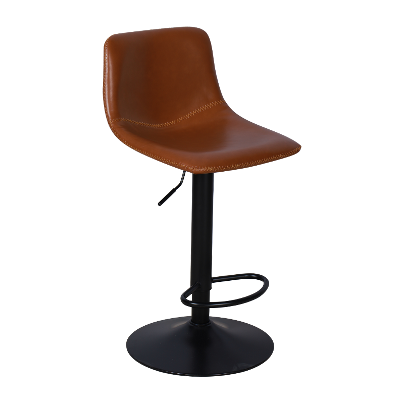 Fabric Metal Bar Stool