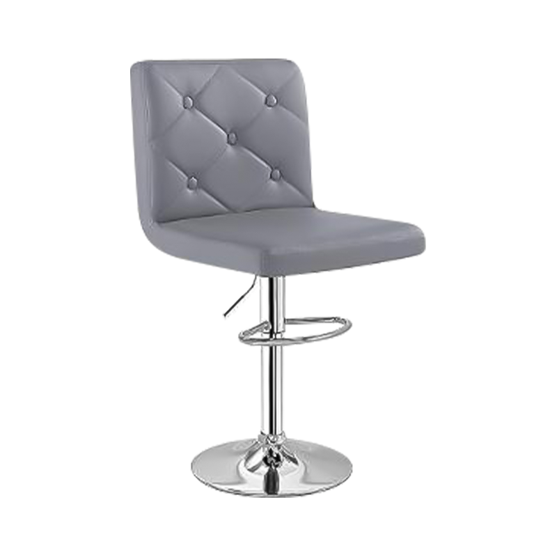 Sponge Cushion Metal Bar Stool