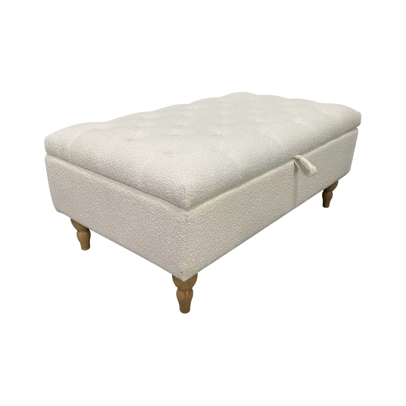 Rubberwood leg storage sponge Footrest