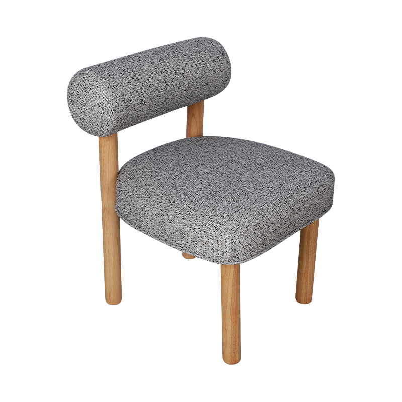 Simple solid wood leg dining chair